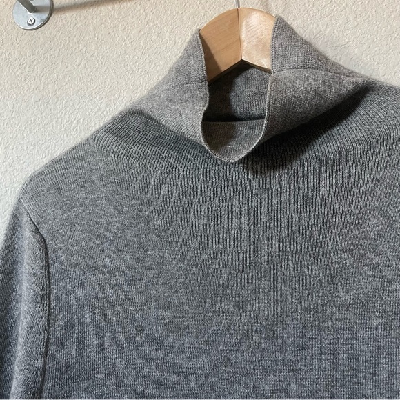 Lauren Manoogian Organic Cotton/Wool Blend Mockneck Knit Pullover Sweater Sz:3 - Picture 5 of 8